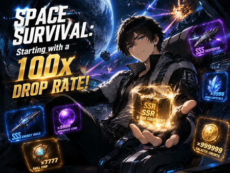 Space Survival: Starting with a 100x Drop Rate!