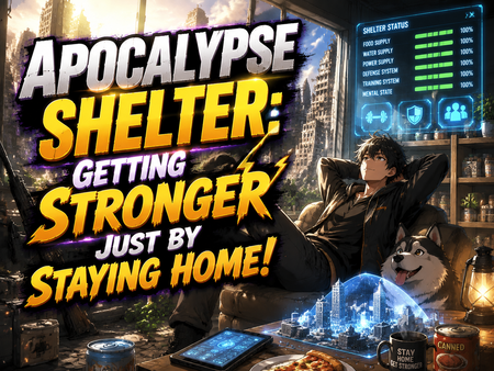 Apocalypse Shelter: Getting Stronger Just By Staying Home!