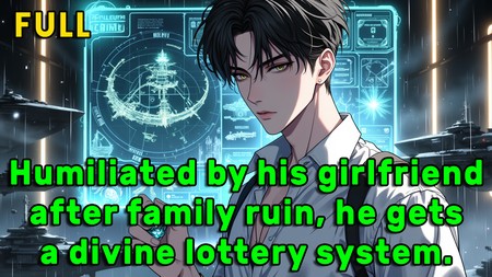 Humiliated by his girlfriend after family downfall, he gets a divine lottery system.