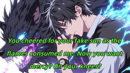 You cheered for your fake son as the flames consumed me. Now you want mercy? On your knees?