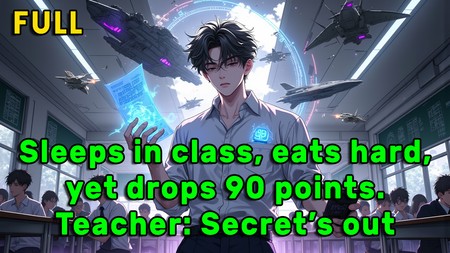 Sleeps in class, eats hard, yet drops 90 points. Teacher: Secret’s out