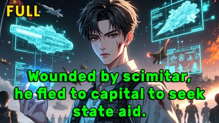 Wounded by scimitar, he fled to capital to seek state aid.