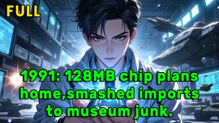 1991: 128MB chip plans home, smashed imports to museum junk.