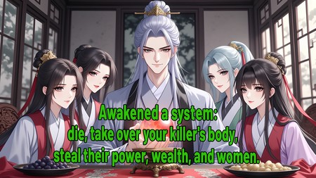 Awakened a system: die, take over your killer&amp;#039;s body, steal their power, wealth, and women.