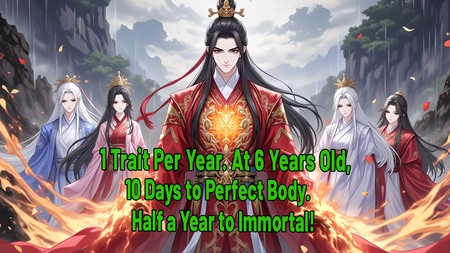 1 Trait Per Year. At 6 Years Old, 10 Days to Perfect Body. Half a Year to Immortal!#sword #xiuxian