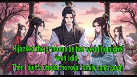 I hijacked the imperial princess on her wedding night and built my own paradise in ancient China.