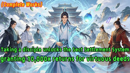Taking a disciple unlocks the Sect Settlement System, granting 10,000x returns for virtuous deeds.