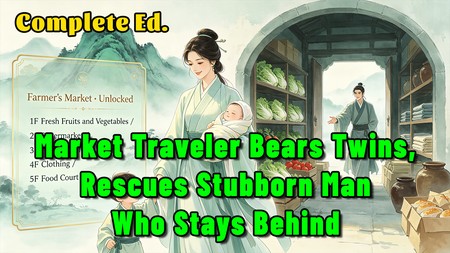 Market Traveler Bears Twins, Rescues Stubborn Man Who Stays Behind