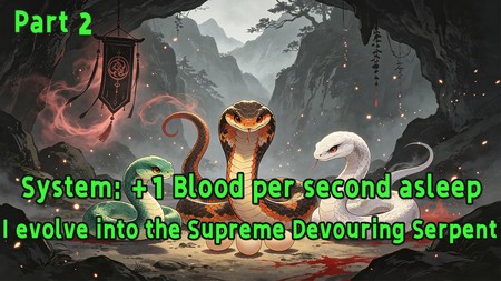 System: +1 Blood per second asleep, I evolve into the Supreme Devouring Serpent.