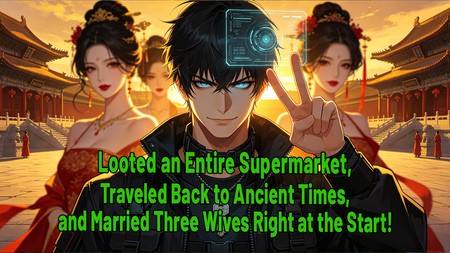Empty an Entire Supermarket, Travel Back to Ancient Times, and Marry 3 Wives Right Away! #novel