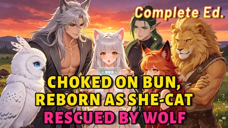 Choked on Bun, I Transmigrated to She-Cat Rescued by Wolf