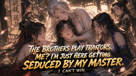 The brothers play traitors. Me? I’m just here getting seduced by my master. I can’t win