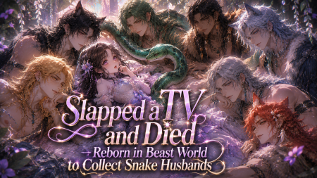 Slapped a TV and Died — Reborn in Beast World to Collect Snake Husbands