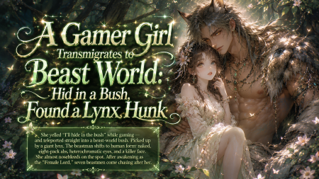 A Gamer Girl Transmigrates to Beast World: Hid in a Bush, Found a Lynx Hunk