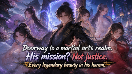 Doorway to a martial arts realm. His mission? Not justice. Every legendary beauty in his harem.