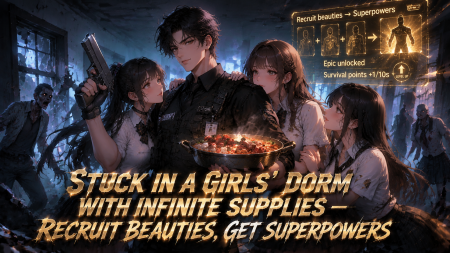 Stuck in a Girls' Dorm With Infinite Supplies — Recruit Beauties, Get Superpowers