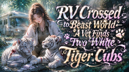RV Crossed to Beast World — A Vet Finds Two White Tiger Cubs