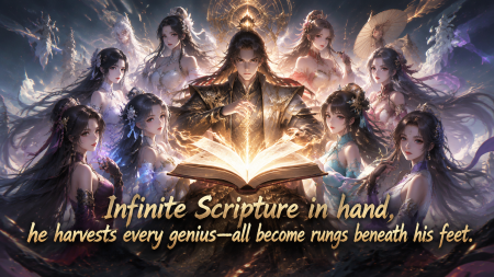 Infinite Scripture in hand, he harvests every genius—all become rungs beneath his feet. #xiuxian