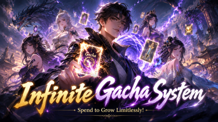 Infinite Gacha System: Spend to Grow Limitlessly!