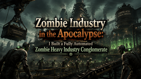 Zombie Industry in the Apocalypse: I Built a Fully Automated Zombie Heavy Industry Conglomerate