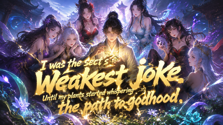 I was the sect's weakest joke. Until my plants started whispering the path to godhood.