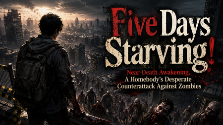 Five Days Starving! Near-Death Awakening, A Homebody’s Desperate Counterattack Against Zombies