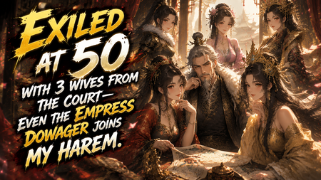 Exiled at 50 with 3 wives from the court—even the Empress Dowager joins my harem.