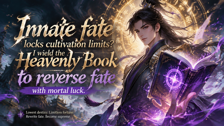 Innate fate locks cultivation limits? I wield the Heavenly Book to reverse fate with mortal luck.