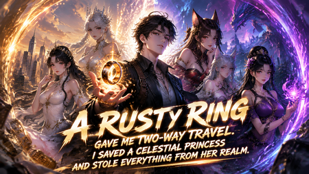 A rusty ring gave me two-way travel. I saved a celestial princess and stole everything from her realm.