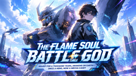 The Flame Soul Battle God,asleep for a thousand years,awakens on Earth—once a hero,now a mecha cadet