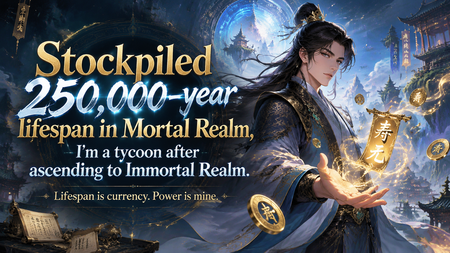 Stockpiled 250,000‑year lifespan in Mortal Realm, I’m a tycoon after ascending to Immortal Realm.